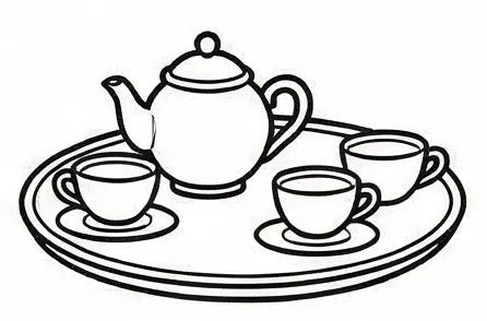 tea set coloring page.webp